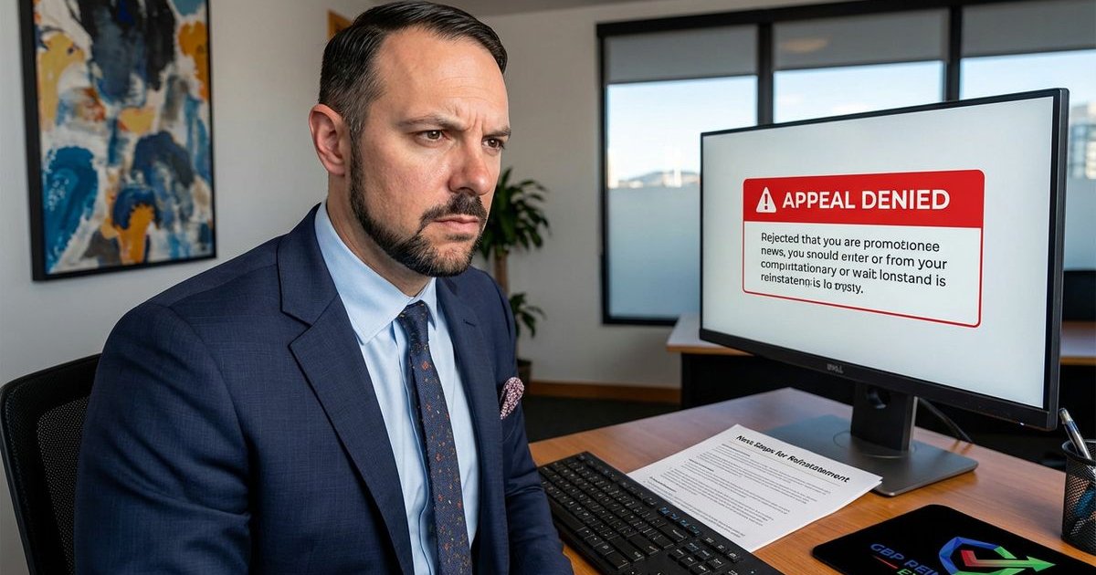 Why Your GBP Appeal Was Denied and What to Do Next